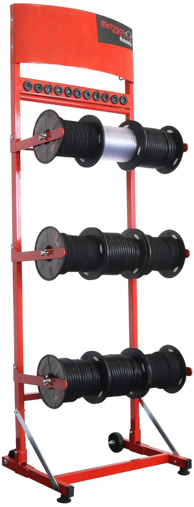 Set de chariots à tuyaux Metzger, supports de dévidoirs, tuyaux de carburant