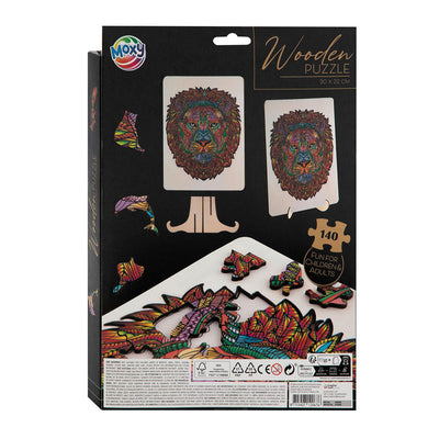 Creative Craft Group Wooden Jigsaw Puzzle Lion, 140e.