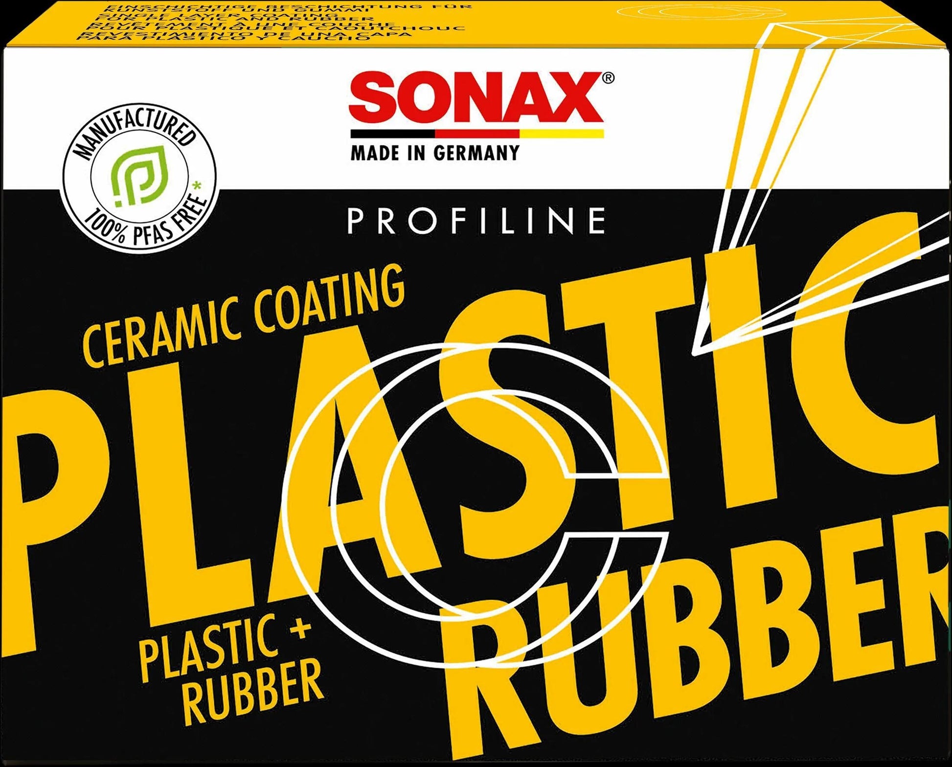 Revêtement céramique d'entretien plastique Sonax plastique cc + caoutchouc plastique cc + profiline en caoutchouc