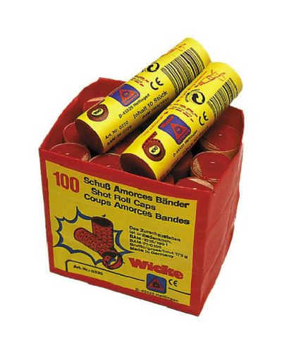 Johntoy Wicke pack de 12 rouleaux d'amorces 100 shots