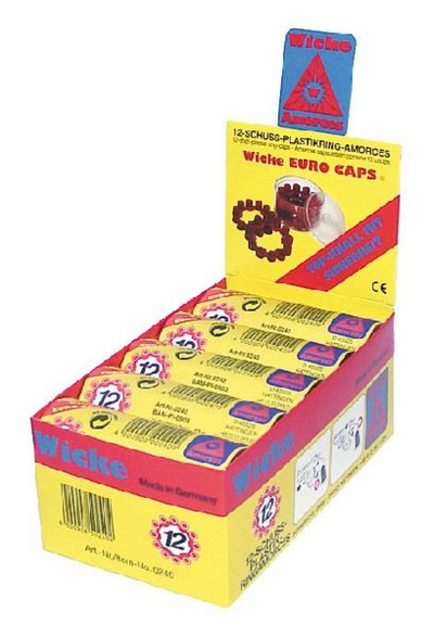 Wicke ringamorces (12 coups, 5 tubes en rouleau)