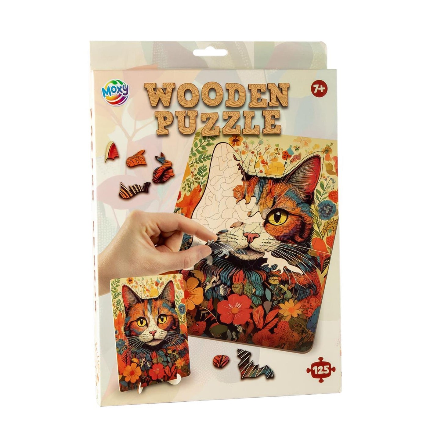 Moxy puzzle en bois chat formes uniques