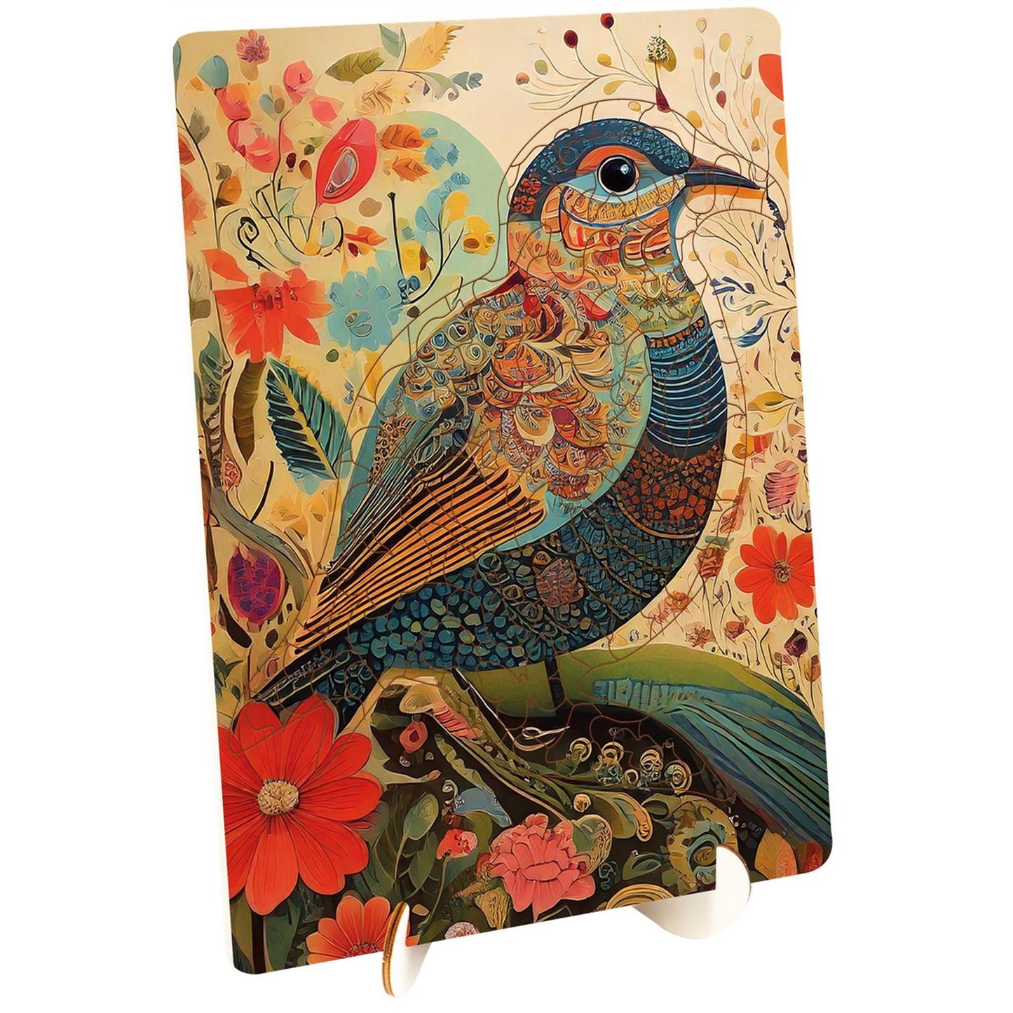 Moxy puzzle en bois oiseau formes uniques