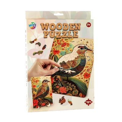 Moxy puzzle en bois oiseau formes uniques