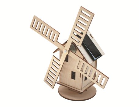 Package de construction Solexpert - Moulin hollandais avec panneau solaire