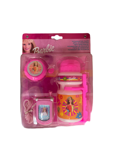 Roveba stamp k801801 barbie set bouteille d'eau + cloche + téléphone
