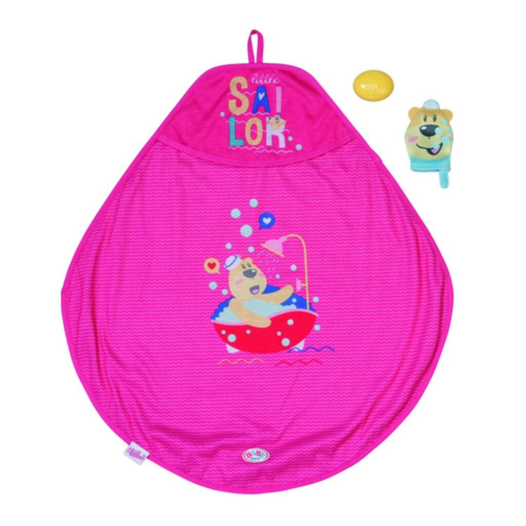 Création zapf bébé né de bain de bain serviette à capuche ensemble pour Popp