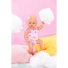 Bébé né bodper 43 cm blanc rose