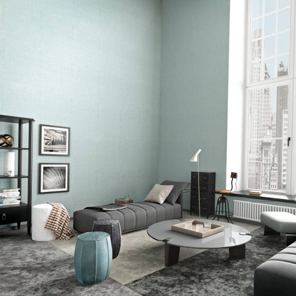 NOORDWAND NOORDWAND Fond d'écran vintage Deluxe Course Fabric bleu