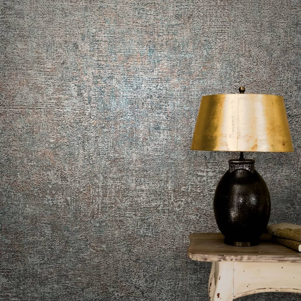 NOORDWAND NOORDWAND Fond d'écran vintage de luxe de luxe gris et brun