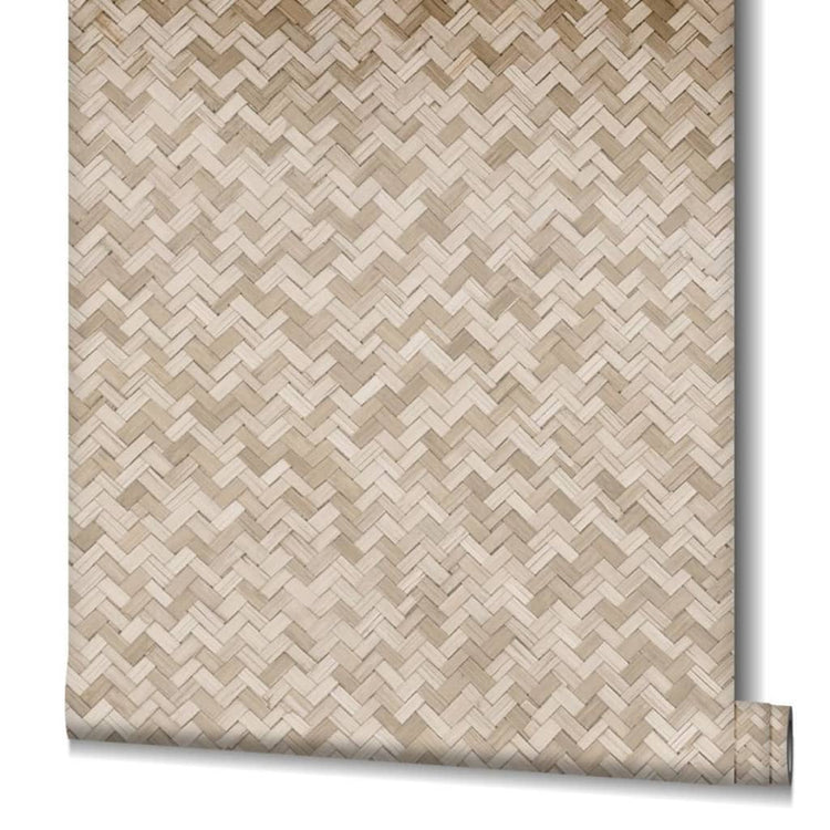 NOORDWAND NOORDWAND Fond d'écran Botanica Roardwork Brown and Beige