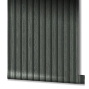 Mur nord Noordwand papier peint botanica Slats en bois noir et gris - afbeelding 3