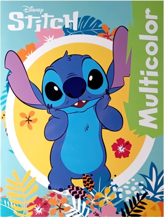 Intro Stitch Multicolor Color Book avec des APO de 32 pages; S