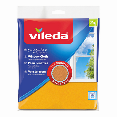 Seam de fenêtre VILEDA + 30% de microfibre 2 pièces