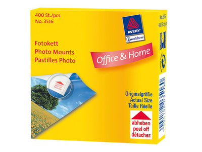 Avery Avery AV-3516 Fotoklevers Zweckform 12x12mm 400 pièces