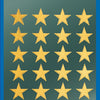 Avery Avery AV-52800 Label Z-Design Christmas Pakje a 2 Feuille d'étoiles d'or
