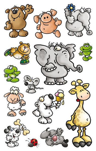 Avery Avery AV-53193 Paper Label Z-Design Package a 3 feuilles d'animaux