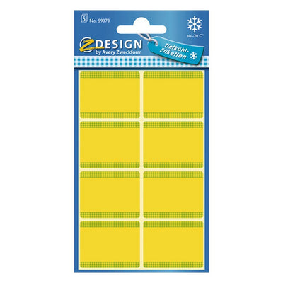 Avery Avery AV-59373 Étiquettes congelées Z-Dessine 36x28 mm 40 pièces jaunes