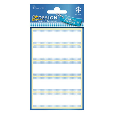 Avery Avery AV-59375 Z-Design Frozen Étiquettes 76x22 mm 25 pièces Bleu blanc