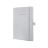 SIGEL SIGEL SI-CO323 Note à couverture souple pure A5 Gris clair doublé