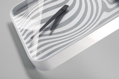SIGEL SIGEL SI-WU120 Clock Wall Artetempus Opta White avec une montre de quartz