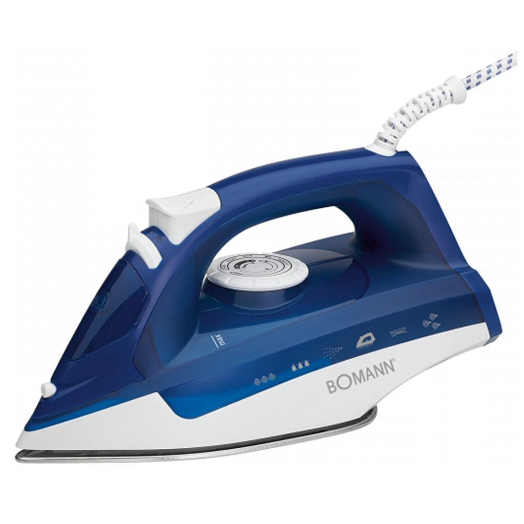 Bomann Bomann DB 6004 CB Iron à vapeur 2200W 250 ml Bleu blanc