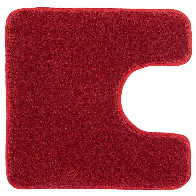 Small Wolke Small Wolke Toilet Mat 55x55 cm Ruby rouge