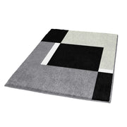 Kleine Wolke Kleine Wolke Tapis de bain Dakota Platinum 55x65 cm gris et noir - afbeelding 3
