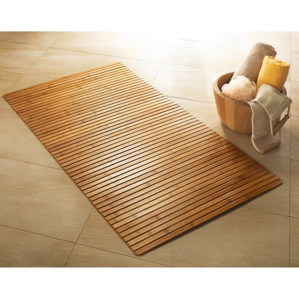 Small Wolke Little Wolke Bath Mat Bambus 50x80 cm Brown