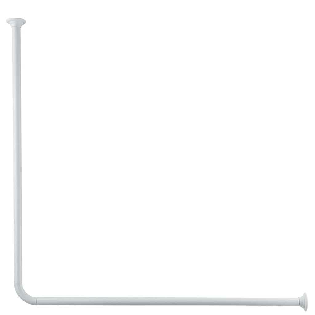 Little Wolke Kleine Wolke Shower Curtain Corner 90x90 cm blanc