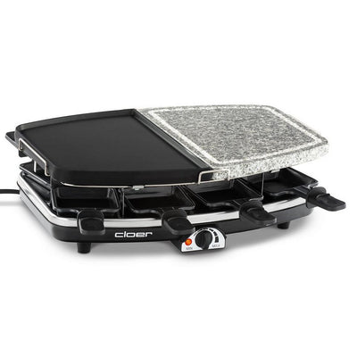 Cloer Cloer 6435 Raclettgrill avec pierre naturelle 1200W