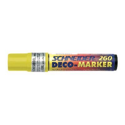 Marqueur à craie Schneider maxx260 jaune 5-15 mm