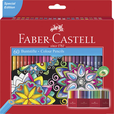 Faber Castell Faber Castell FC-111260 Crayon coloré Faber-Castell Castle Hexagonal Cardboard