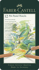 Faber Castell Faber Castell FC-11112 Crayon pastel Faber-Castell Pitt Metal Penny A 12 pièces