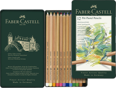 Faber Castell Faber Castell FC-11112 Crayon pastel Faber-Castell Pitt Metal Penny A 12 pièces