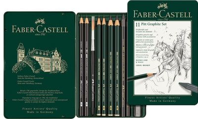 Faber Castell Faber Castell FC-11972 Grafiet Set Faber-Castell Pitt 11 pièces