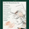 Faber Castell Faber Castell FC-11975 Pitt Monochrome Set Faber-Castell 12 pièces Medium