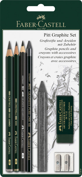 Faber Castell Faber Castell FC-11997 Set Faber-Castell Pitt Graphite 7 pièces sur blister