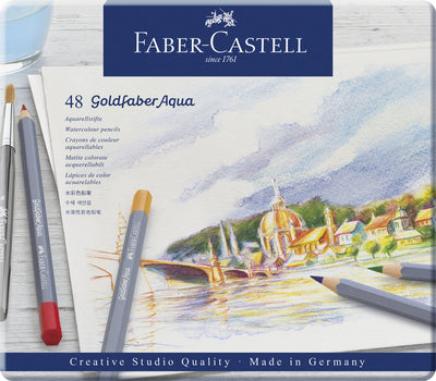 Faber Castell Faber Castell FC-114648 Aquarelololood Faber-Castell Goldfaber Penny 48 pièces
