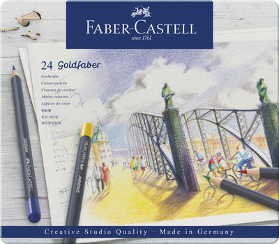 Faber Castell Faber Castell FC-114724 Down crayon Faber-Castell Goldfaber Penny à 24 pièces