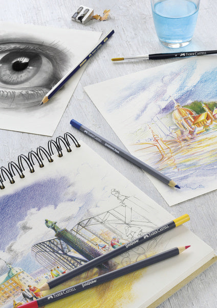 Faber castell fc-114748 crayon de couleur faber-castell or trousse à crayons faber de 48 pièces