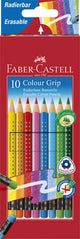 Faber Castell Faber Castell FC-116613 COURNE COLORE CURME CASSELL GRIP 2001 SCHEUR SHUPABLE DE 10 PIÈCES