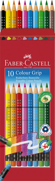 Faber Castell Faber Castell FC-116613 COURNE COLORE CURME CASSELL GRIP 2001 SCHEUR SHUPABLE DE 10 PIÈCES