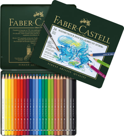 Faber Castell Faber Castell FC-117524 aquarel crayon faber-castell Albrecht Dürer Penny à 24 pièces
