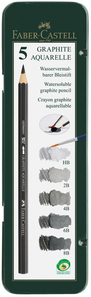 Faber Castell Faber Castell FC-11805 aquarel crayon faber-castell graphite penny a 5 pièces