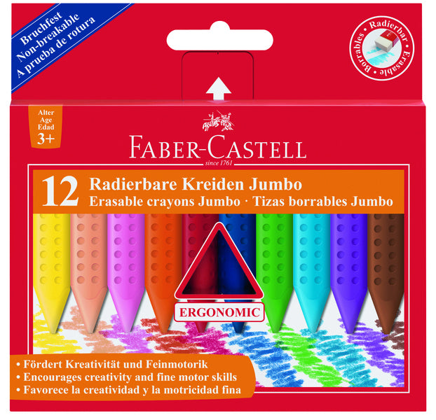 Faber Castell Faber Castell FC-122540 CHAUK GRIP BOX 12 PIÈCES