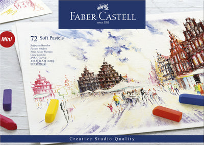 Faber Castell Faber Castell FC-128272 Pastelkrijt Half Longueur Case de 72 pièces