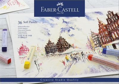 Faber Castell Faber Castell FC-128336 Pastelkrijt Sofdio Softpastel 36 Partol Pesse