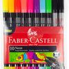 Faber Castell Faber Castell FC-151109 Pens en feutre duo Couleurs de néon dans la poche 10 pièces