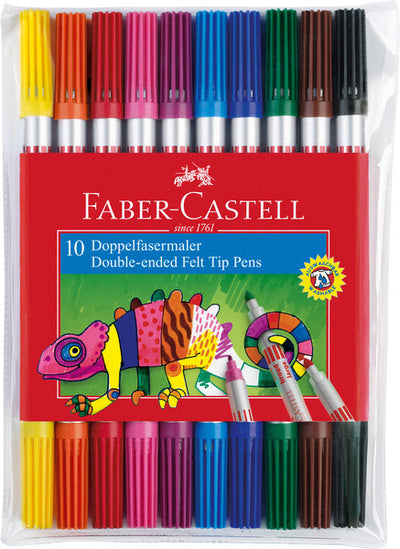 Faber Castell Faber Castell FC-151110 PENS DE PENSEURS FELT-TIP Duo Penny avec 10 pièces